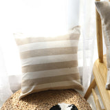 STRIPE PATTERN COSY PILLOW COVER CASE