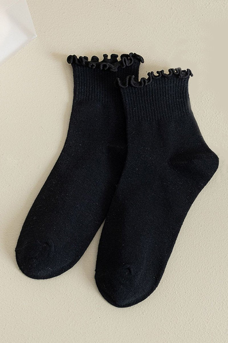 RUFFLED WOMEN ANKLE SOCKS