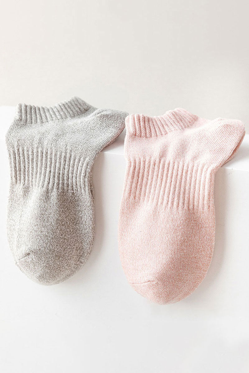 5PAIRS WOMEN CASUAL ANKLE SOCKS FOR DAILY LIFE