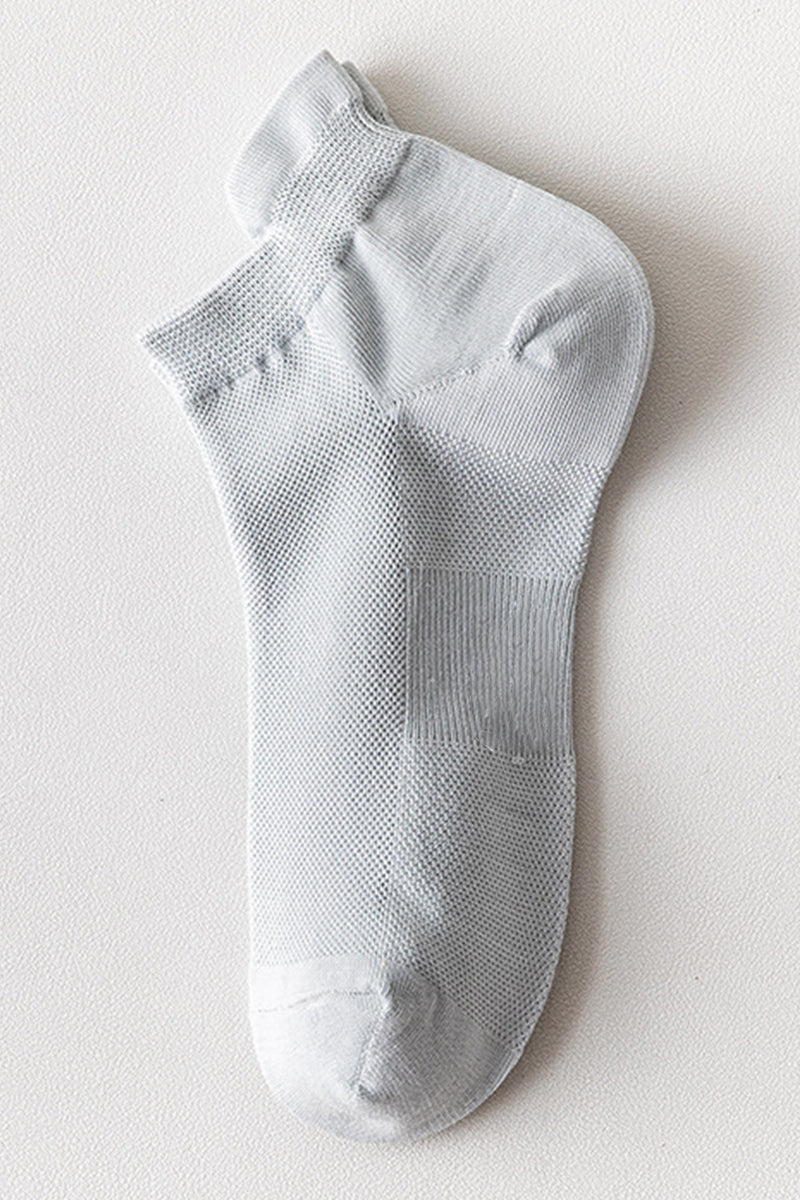7PAIRS SOLID CASUAL ANKLE SOCKS
