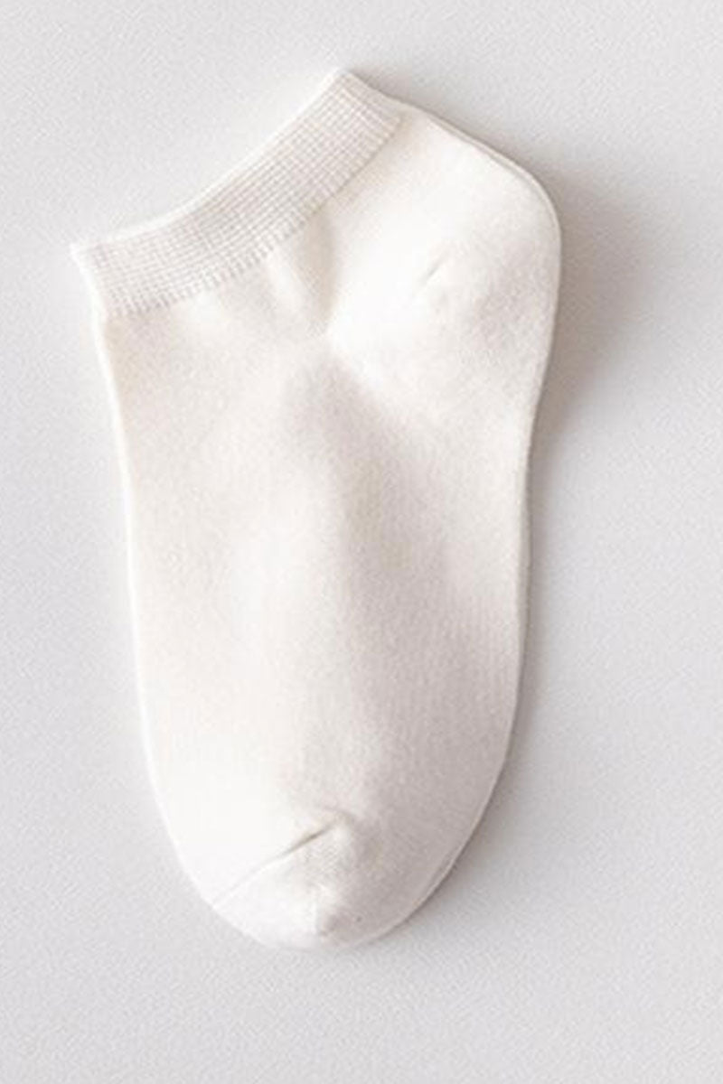 7PAIRS WOMEN SOLID CASUAL ANKLE SOCKS