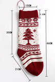 SNOWFLAKE EMBROIDERY CHRISTMAS STOCKING