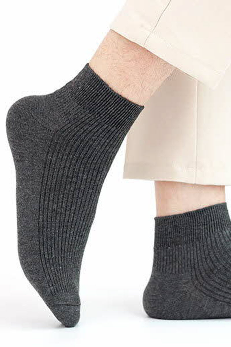 COTTON VERTICAL STRIP RETRO SOCKS