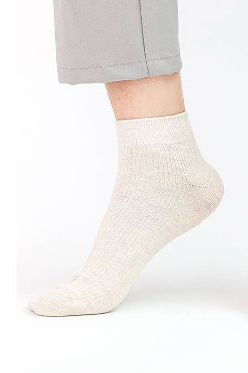 COTTON VERTICAL STRIP RETRO SOCKS