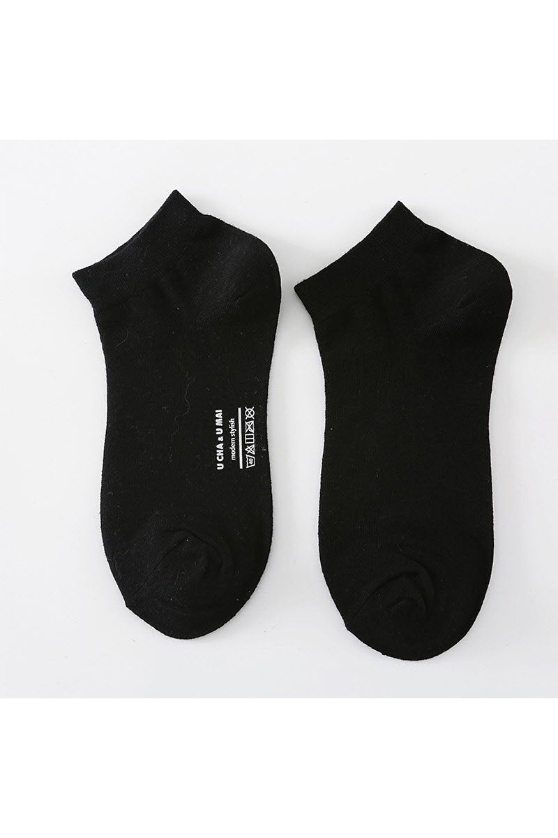 SOLID COLOR BREATHABLE COTTON SOCKS