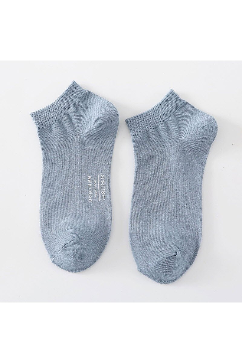 SOLID COLOR BREATHABLE COTTON SOCKS