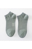 SOLID COLOR BREATHABLE COTTON SOCKS