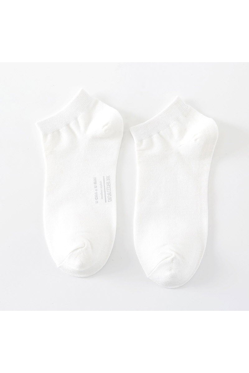 SOLID COLOR BREATHABLE COTTON SOCKS