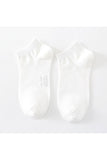 SOLID COLOR BREATHABLE COTTON SOCKS