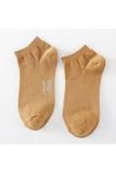 SOLID COLOR BREATHABLE COTTON SOCKS