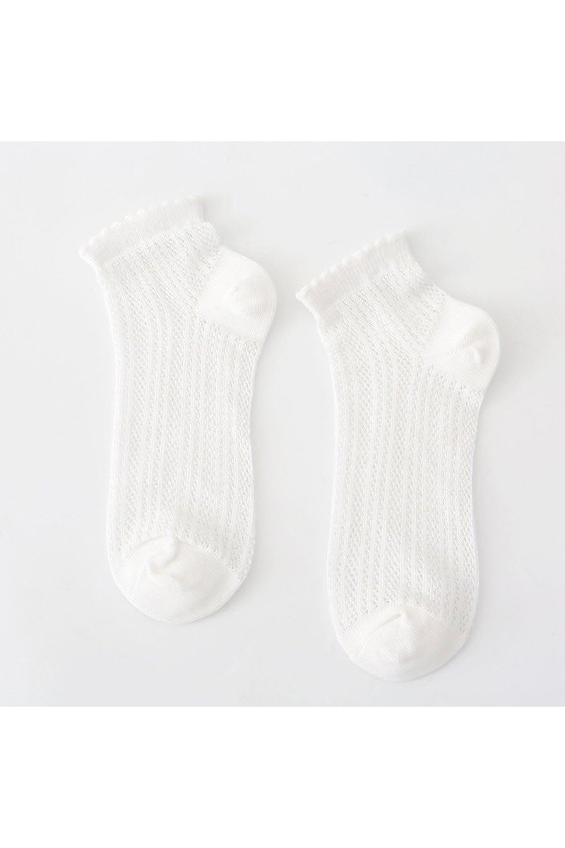 SOLID COLOR MESH BREATHABLE SOCKS