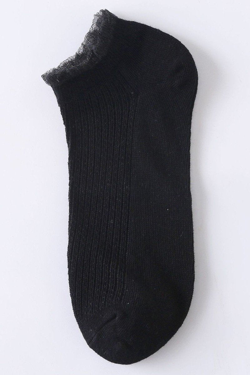 FRILL LACE ANKLE CASUAL SOCKS