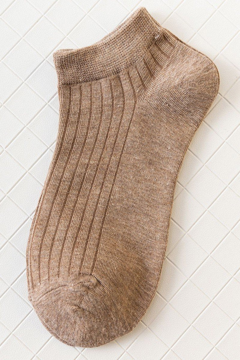 INSTEP VERTICAL WRINKLE ANKLE SOCKS