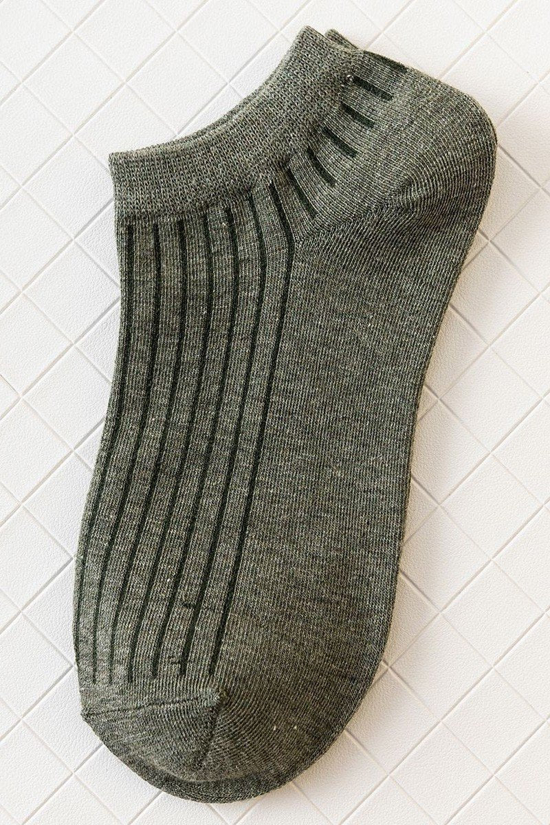 INSTEP VERTICAL WRINKLE ANKLE SOCKS