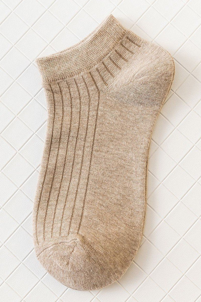 INSTEP VERTICAL WRINKLE ANKLE SOCKS