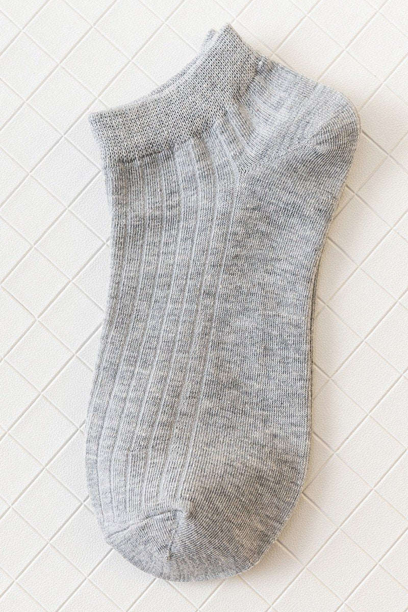 INSTEP VERTICAL WRINKLE ANKLE SOCKS