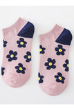 FLOWER PATTERN CASUAL ANKLE SOCKS