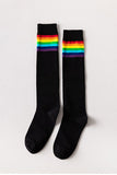 WOMEN’S RAINBOW LINE TRENDY KNEE SOCKS