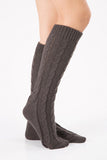 TRENDY WINTER FASHION KNEE HIGH WARM KNIT SOCKS