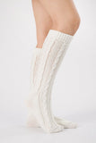 TRENDY WINTER FASHION KNEE HIGH WARM KNIT SOCKS