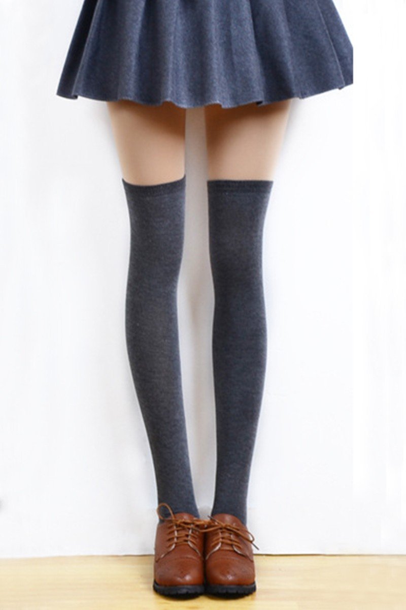 SIMPLE WOMEN’S COTTON LONG SOCKS