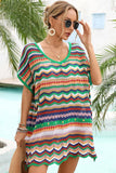 MULTI PATTERNED BEACH SWIMWEAR COVER UP - Doublju