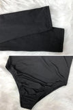 HALF ZIP UP ONE PIECE LONG SLEEVE SWIMSUIT - Doublju