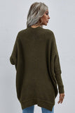 WOMEN’S KIMONO BATWING CABLE KNITTED CARDIGAN - Doublju