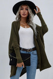 WOMEN’S KIMONO BATWING CABLE KNITTED CARDIGAN - Doublju