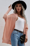 WOMEN’S KIMONO BATWING CABLE KNITTED CARDIGAN - Doublju