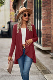 WOMEN LIGHTWEIGHT FLUTTER OPEN FRONT CARDIGAN