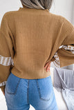 FISHERMAN CABLE KNIT SHORT LOOSE FIT CARDIGAN