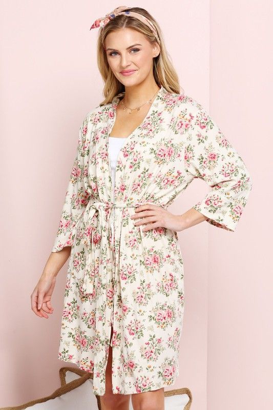 SLEEPWEAR KIMONO ROBE