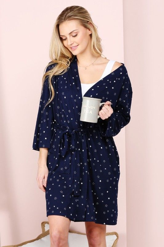 SLEEPWEAR KIMONO ROBE