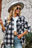 BUTTON DOWN CASUAL PLAID SHIRTS - Doublju