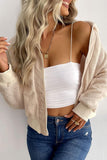 PLUSH WINTER WARM ZIP UP JACKET - Doublju