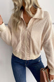 PLUSH WINTER WARM ZIP UP JACKET - Doublju
