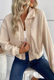 PLUSH WINTER WARM ZIP UP JACKET - Doublju