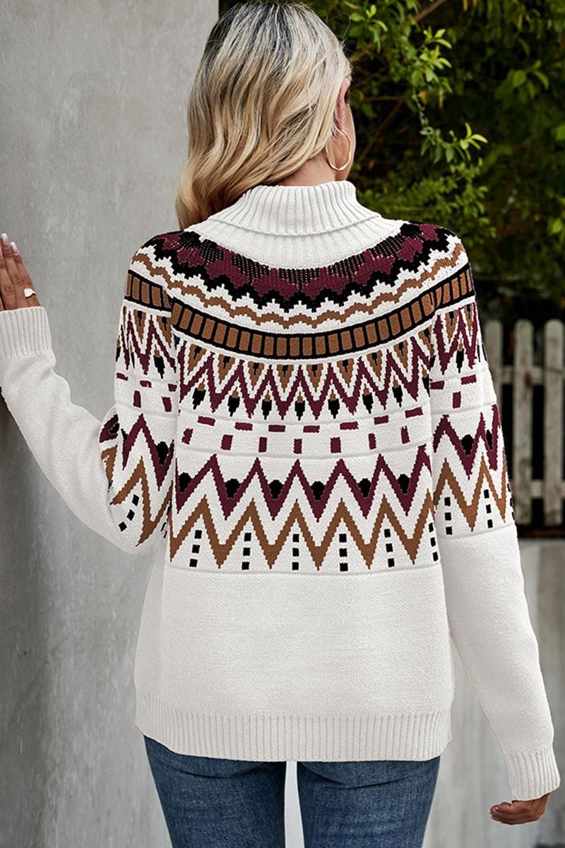 WOMEN VINTAGE BOHEMIAN CASUAL SWEATER - Doublju