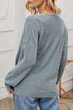 WOMEN KNITTED LOOSE BOYFRIEND WRAP SWEATER