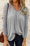 WOMEN RIBBED V NECK LOOSE SWEATER
100% POLYESTER
SIZE S(2)-M(2)-L(2)-XL(2)
MADE IN CHINA