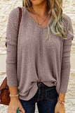 WOMEN RIBBED V NECK LOOSE SWEATER
100% POLYESTER
SIZE S(2)-M(2)-L(2)-XL(2)
MADE IN CHINA