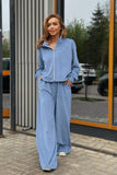 WOMEN COZY LOUNGE HOMEWEAR JACKET AND PANTS SET