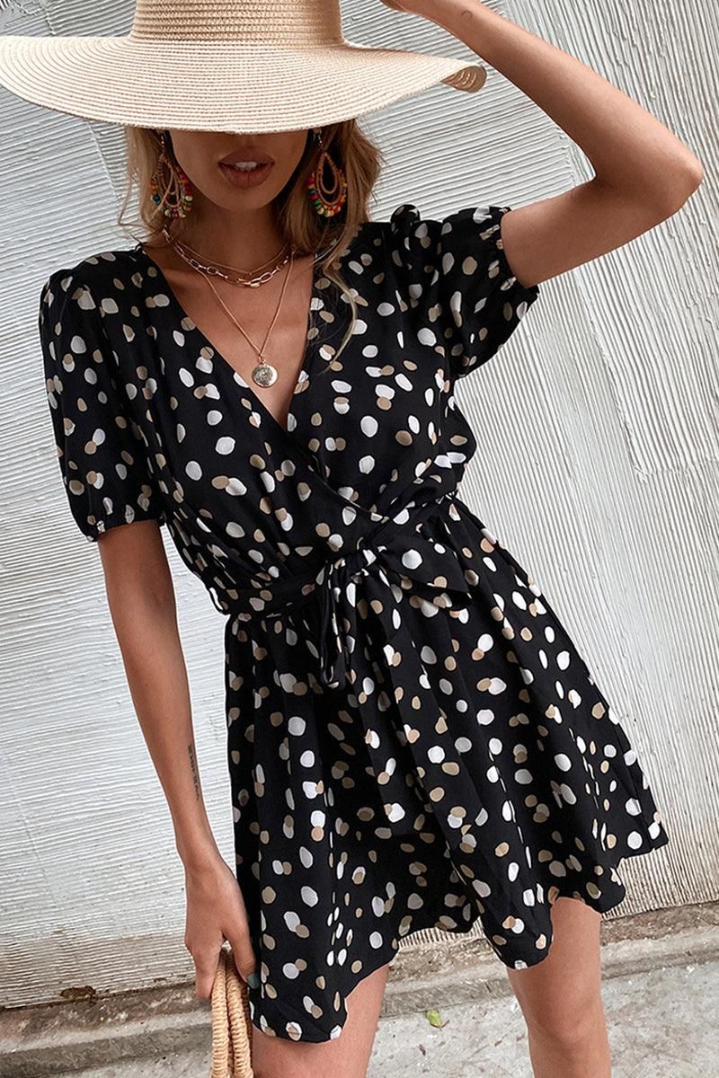 POLKA DOT JUMPSUITS - Doublju