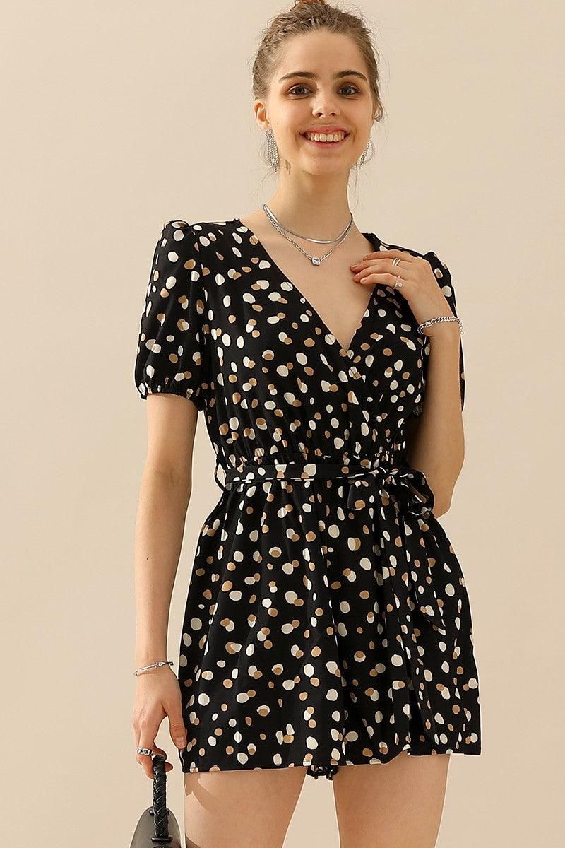 POLKA DOT JUMPSUITS - Doublju