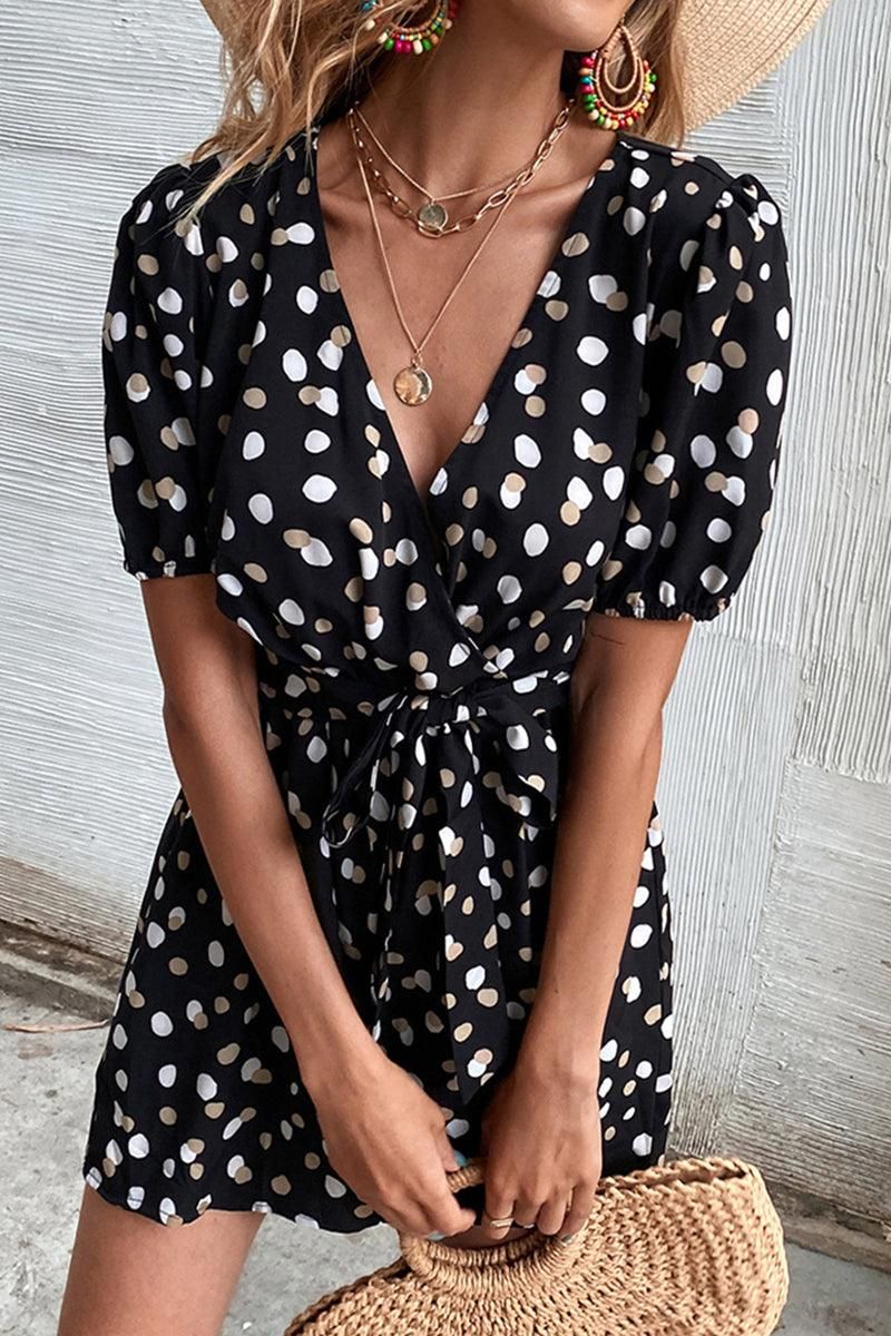 POLKA DOT JUMPSUITS - Doublju