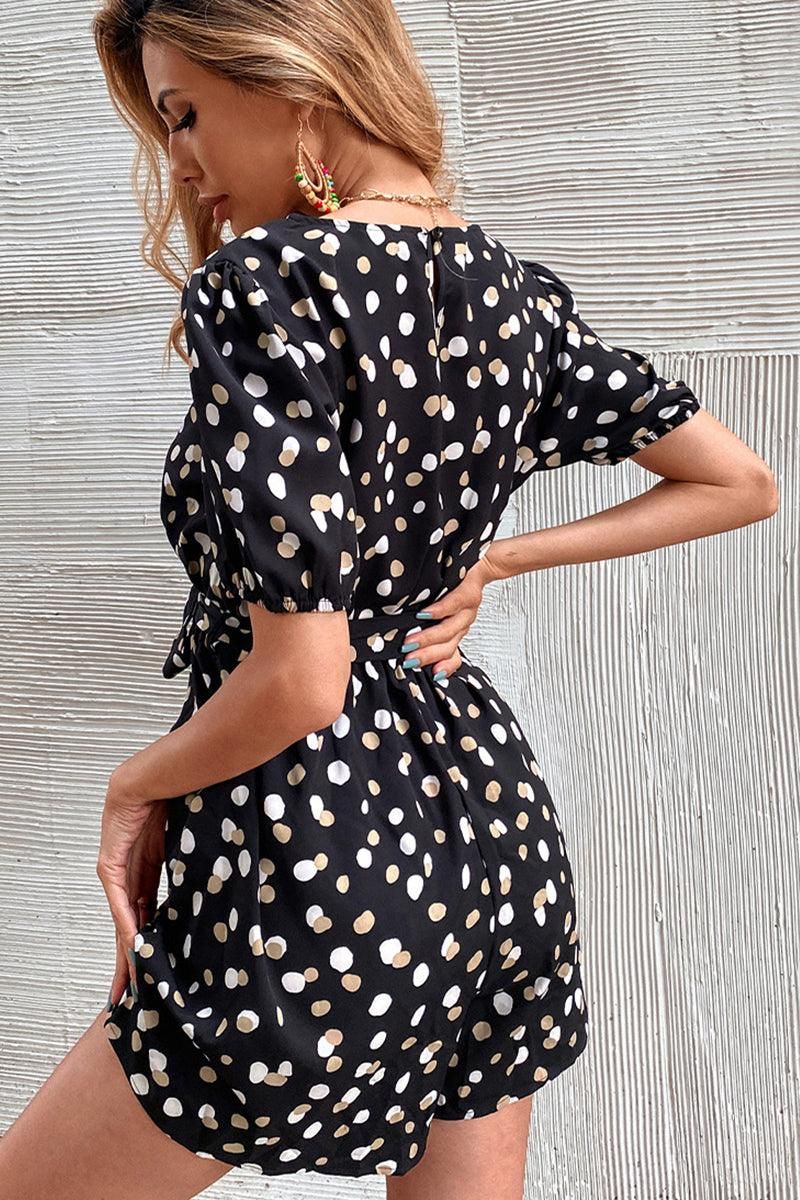 POLKA DOT JUMPSUITS - Doublju