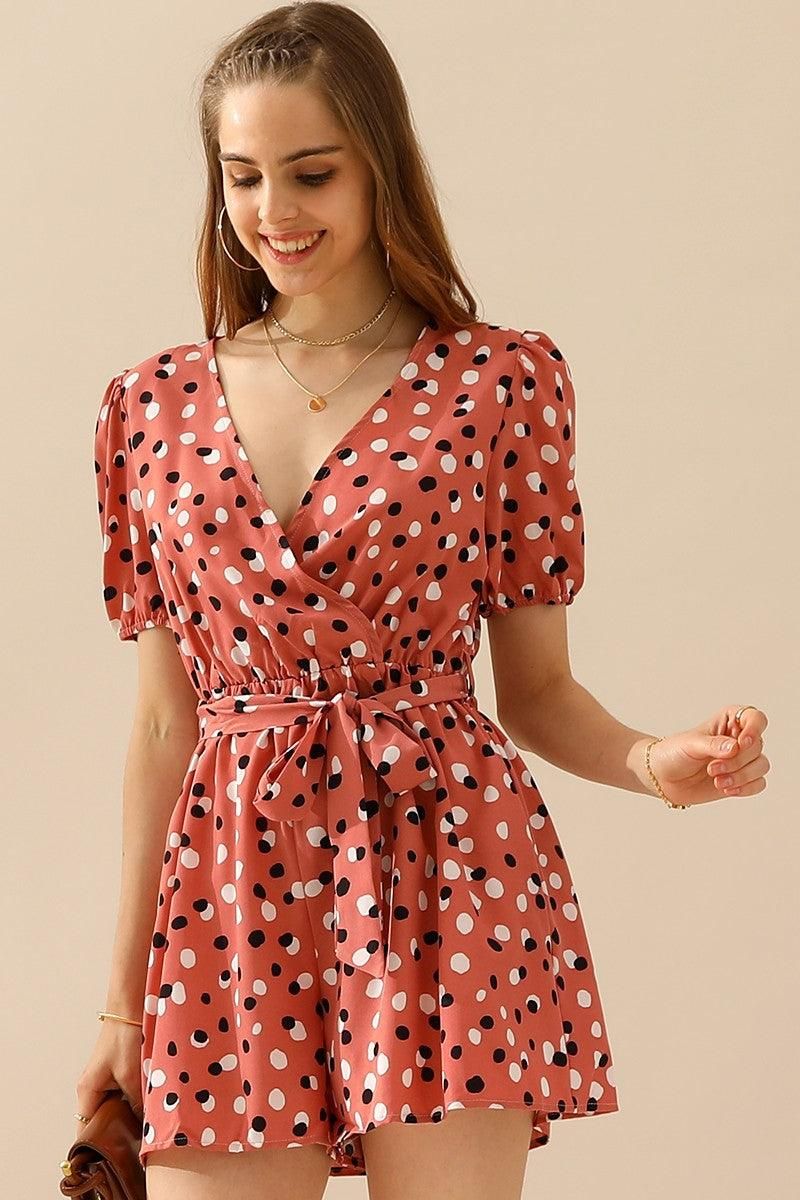 POLKA DOT JUMPSUITS - Doublju