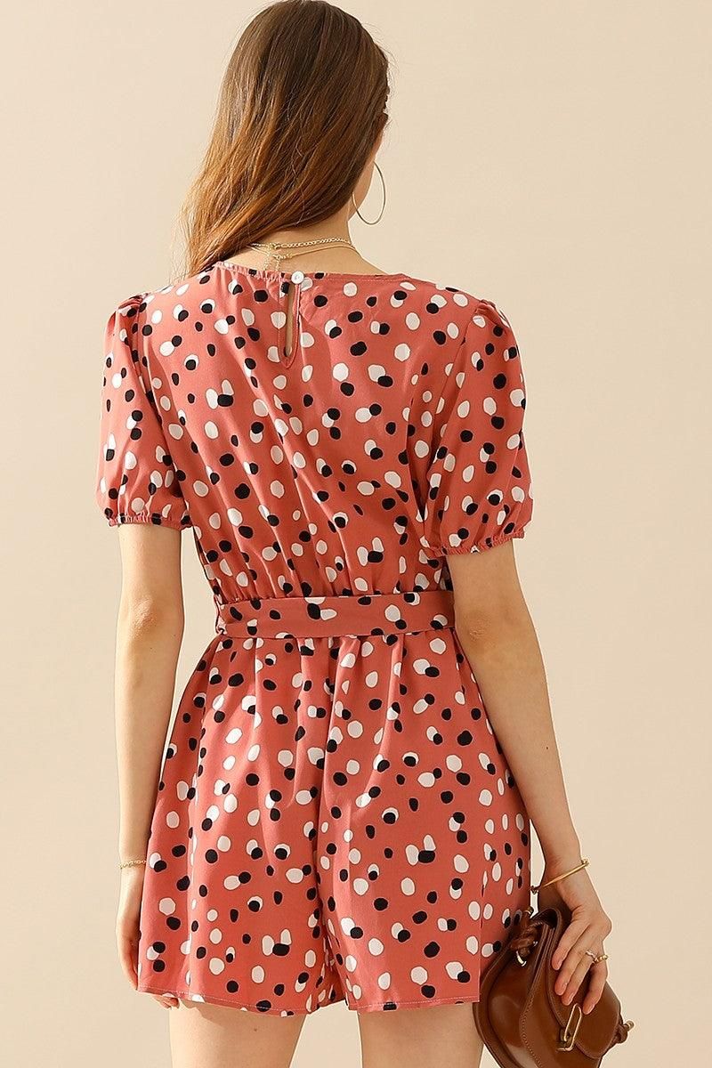 POLKA DOT JUMPSUITS - Doublju