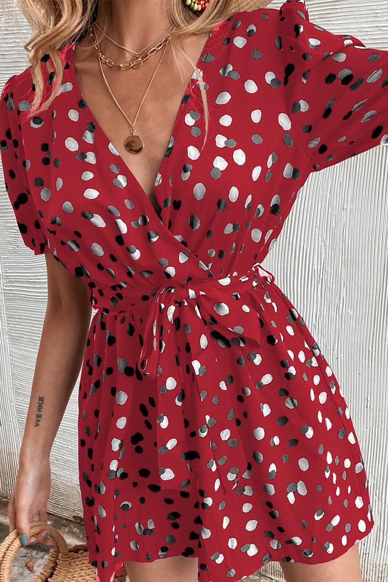 POLKA DOT JUMPSUITS - Doublju